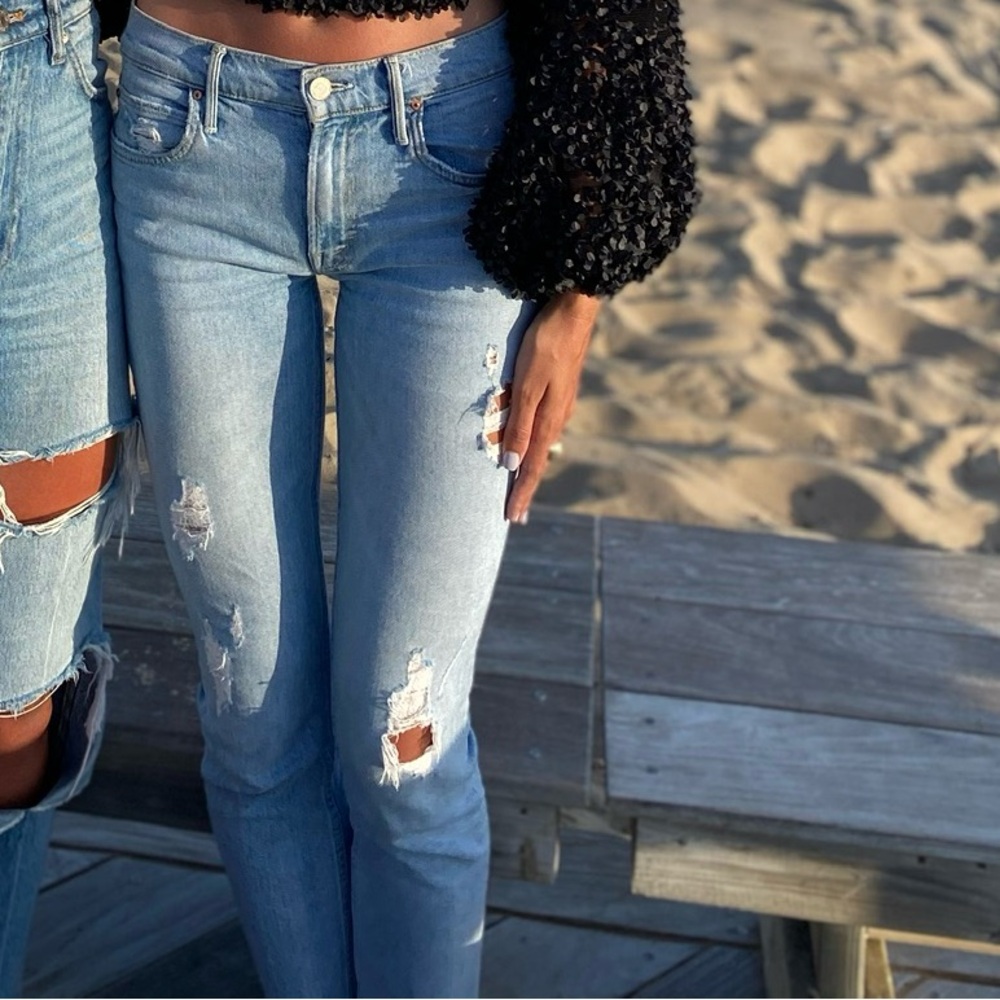 Mother Cropped Ankle Jeans